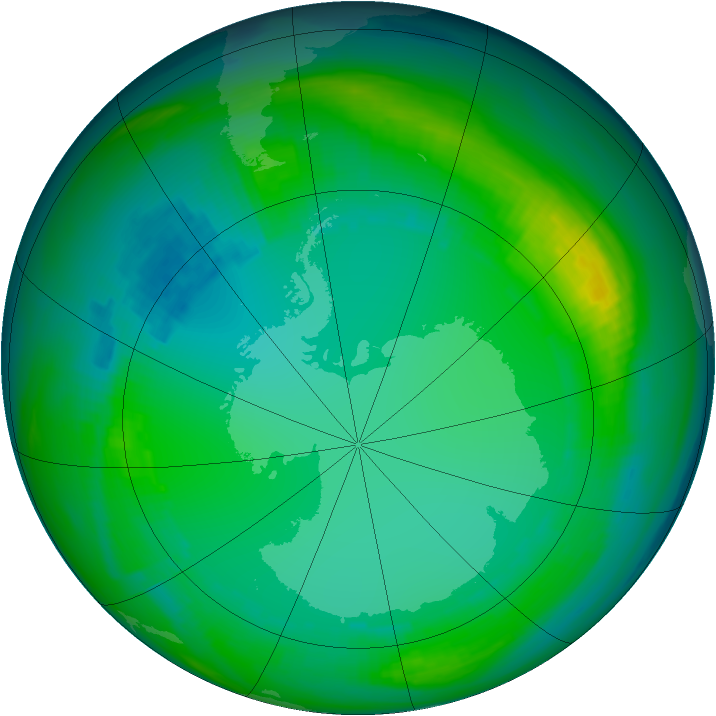 Ozone Map 1982-07-24